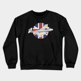 Gloster Meteor British WW2 Jet Fighter Crewneck Sweatshirt